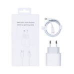 Polnilni adapter Apple 20W USB-C + Type-C/Lightning kabel White (Kompatibilni) - slika 2