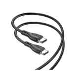 Borofone BX51 Triumph USB podatkovno polnilni kabel Type-C/Type-C 60W Black
