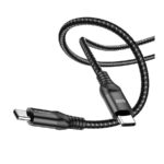 Borofone BX56 Delightfu USB podatkovno polnilni kabel Type-C/Type-C 60W Black