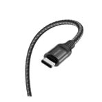 Borofone BX56 Delightfu USB podatkovno polnilni kabel Type-C/Type-C 60W Black - slika 2