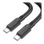 Borofone BX81 Goodway USB podatkovno polnilni kabel Type-C/Type-C 60W Black - slika 2
