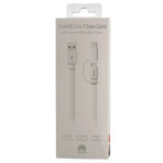 Originalni podatkovno polnilni kabel Huawei AP55S 2 v 1 USB-A na MicroUSB/Type C White - slika 2