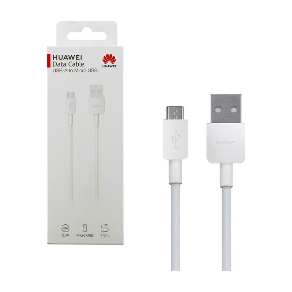 Huawei CP70_00 Originalni podatkovno polnilni kabel Huawei CP70 USB-A na MicroUSB White - slika 1