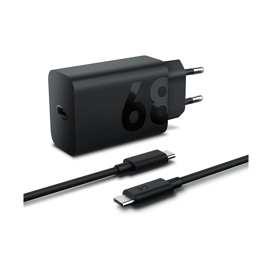 Lenovo_68W_00 Polnilni adapter Lenovo 68W + Type-C kabel Black - slika 1