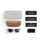 Pametna očala Ray-Ban Meta Skyler (Gen1) AI Shiny Chalky Grey/Sapphire - slika 5