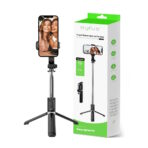 Sprožilna palica RIXUS (RXSF06) Selfie-stick + Tripod Black - slika 5