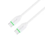 Rixus RX2015S USB Type-C/Type-C polnilni kabel 60W 1m White - slika 4
