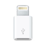 Apple adapter MicroUSB na Lightning (MD820) White