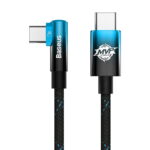 Baseus MVP 2 (CAVP000621) USB podatkovno polnilni kabel 100W 1m Type-C Black-Blue