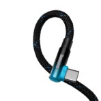 Baseus MVP 2 (CAVP000621) USB podatkovno polnilni kabel 100W 1m Type-C Black-Blue - slika 4
