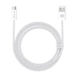 Blavec UC3W30 Candy USB podatkovno polnilni kabel 3m Type-A/Type-C 60W White