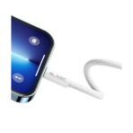 Blavec UC3W30 Candy USB podatkovno polnilni kabel 3m Type-A/Type-C 60W White - slika 2