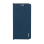 Preklopna torbica Vennus Carbon za Xiaomi Mi 8 Lite Navy