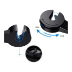 Magnetni avtomobilski nosilec za mobilni aparat Black - slika 4