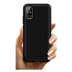 Carbon Protect Case (TPU) za mobilnik Huawei P40 Lite E Black - slika 4
