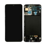 Sprednje nadomestno steklo za Samsung A505 Galaxy A50 Black