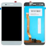 Sprednje nadomestno steklo za Huawei Y6 Pro (2017)/P9 Lite Mini + LCD White