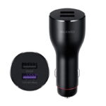 Huawei CP37 hitri avtopolnilec 40W 2×USB + kabel Dark Grey