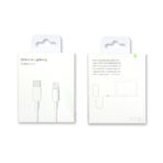 USB polnilni kabel za Apple iPhone Lightning/Type C 1m White (kompatibilni) - slika 3
