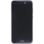 Sprednje nadomestno steklo za Huawei Ascend P8/P9 Lite (2017)  + LCD modre barve