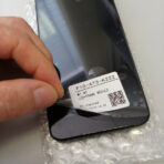 Sprednje nadomestno steklo za Xiaomi Mi A1 + LCD črne barve (poškodovan) - slika 2