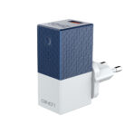 Hitri polnilec LDNIO PA307 + mobilna baterija 2600 mAh + Micro USB kabel White/Blue