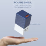 Hitri polnilec LDNIO PA307 + mobilna baterija 2600 mAh + Micro USB kabel White/Blue - slika 4