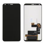 Sprednje nadomestno steklo za LG Q6 M700 + LCD črne barve