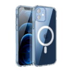 Magnetic Clear zaščitni ovitek (TPU) za mobilnik Apple iPhone 12 Mini Transparent