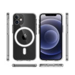 Magnetic Clear zaščitni ovitek (TPU) za mobilnik Apple iPhone 12 Mini Transparent - slika 4