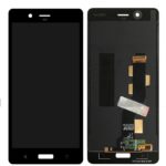 Sprednje nadomestno steklo za Nokia 8 (20NB10W0001) Black