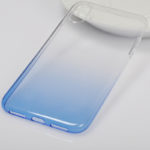 OMBRE Gumirani zaščitni ovitek (TPU) Huawei Mate 20 Pro Transparent/Blue