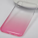 OMBRE Gumirani zaščitni ovitek (TPU) Samsung J600 Galaxy J6 2018 Transparent/Pink