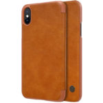 Preklopna torbica Nillkin Qin za Apple iPhone X/XS Brown