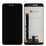 Sprednje nadomestno steklo za Xiaomi Note 5A + LCD črne barve