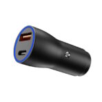 Rixus RXCC12 polnilec za avto USB-C PD+QC 3.0 38W Black - slika 3