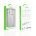 Gumiran zaščitni ovitek (TPU) Rixus Anti-Burst TPU Apple iPhone 15 Clear