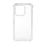 Gumiran zaščitni ovitek (TPU) Rixus Crystal Anti Shock TPU Apple iPhone 15 Clear