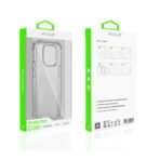 Gumiran zaščitni ovitek (TPU) Rixus Crystal Anti Shock TPU Apple iPhone 15 Clear - slika 4