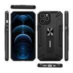 Shock Armor Case (TPU) za mobilnik Xiaomi Redmi Note 11 Pro Black - slika 4