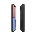 SPIGEN Liquid Air zaščitni ovitek (TPU) za mobilnik Apple iPhone 15 Matte Black - slika 5