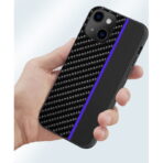 Tel Protect Carbon Case za mobilnik Xiaomi 11T/11T Pro Black/Blue - slika 2