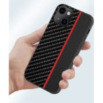 Tel Protect Carbon Case za mobilnik Xiaomi Redmi Note 10 Pro Black/Red - slika 2