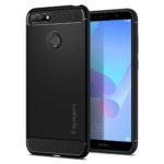 SPIGEN Rugged Armor zaščitni ovitek (TPU) za mobilnik Huawei Y6 2018 Black