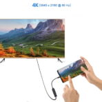 USB Adapter - Type-C - HDMI Black - slika 4